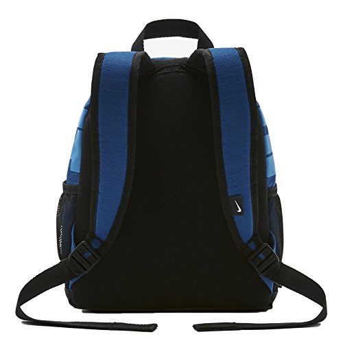 NIKE Y NK BRSLA JDI MINI BKPK, Mochila Unisex infantil, Multicolor (Gym Blue/Black/Blue), 15x24x45 cm (W x H x L)