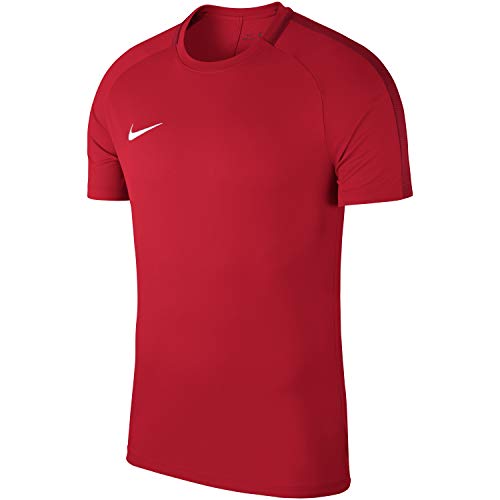 NIKE Y NK Dry Acdmy18 Top SS T-Shirt, Niños, University Red/Gym Red/White, XL