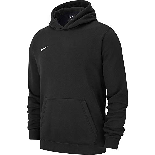 Nike Y Po Flc Tm Club19, Sudadera con Capucha Unisex Niños, Negro, L