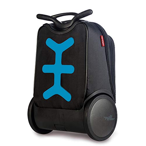 Nikidom Roller Cool Blue, Mochila Escolar con Carro