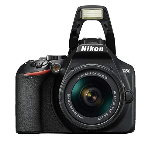 Nikon D3500 - Cámara digital 24,2 MP VR (24,2 MP, 6000 x 4000 Pixeles, CMOS, Full HD, 365 g, Negro)