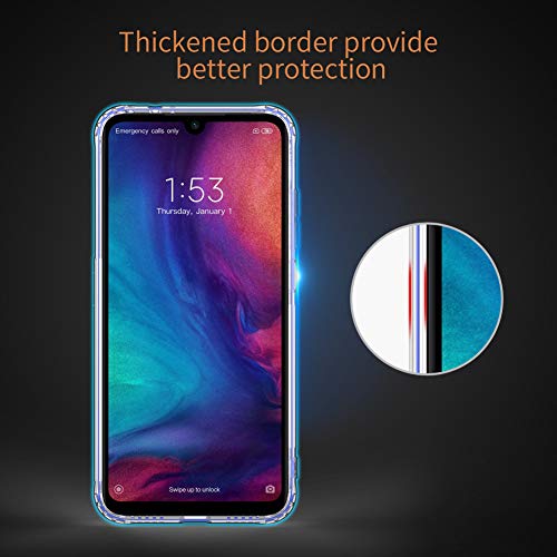 NILLKIN Funda para Redmi Note 7, Funda de Gel de TPU Transparente [Ultra Delgado] [Protección y Borde Antideslizante] [Compatible con Carga inalámbrica] Redmi Note 7-Transparente