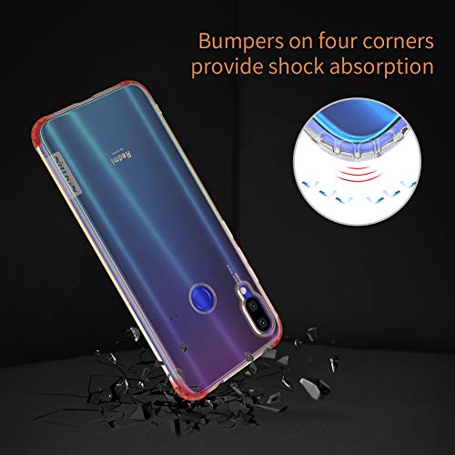 NILLKIN Funda para Redmi Note 7, Funda de Gel de TPU Transparente [Ultra Delgado] [Protección y Borde Antideslizante] [Compatible con Carga inalámbrica] Redmi Note 7-Transparente