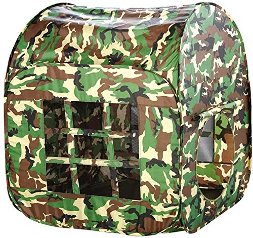 Niños Infantil Camuflaje Ejército Juguete Tienda Grande Plegable Almacenaje Casa Interior Exterior Juego Infantil Juego Juguetes