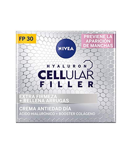 NIVEA Hyaluron Cellular Filler Cuidado de Día FP30, crema hidratante de día, crema antiarrugas con ácido hialurónico, crema antiedad - 1 x 50 ml