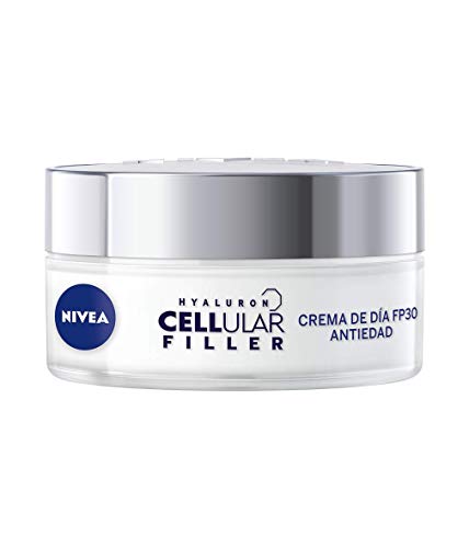 NIVEA Hyaluron Cellular Filler Cuidado de Día FP30, crema hidratante de día, crema antiarrugas con ácido hialurónico, crema antiedad - 1 x 50 ml