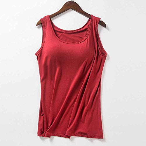 NOBRAND Mordale con Cojín De Pecho Sling Actualización Taza Entrenamiento Running Tank Top Yoga Tops Ejercicio Gym Camisas Yoga Fondo Lady Vest S/Negro