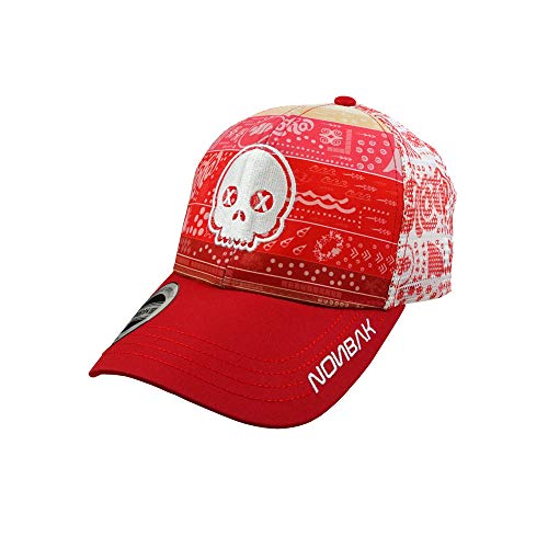 Nonbak Gorra Trucker Cap Gorra béisbol Transpirable Logo 3D. Muy Ligera 6 Paneles. Tejido Malla. EDICIÓN Limitada (Aloha Calavera)