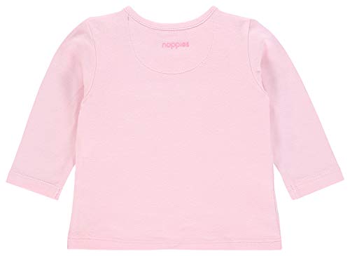 Noppies G tee Slim LS Rogers Camiseta de Manga Larga, Rosa (Flamingo P016), 50 cm para Bebés