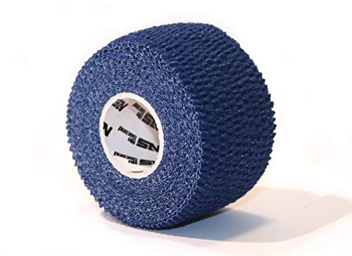 NOSECOND 6 x Pack Tape Premium de algodón elástico Adhesivo de 38mm x 4.5m (Azul)