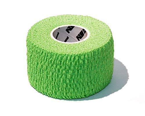 NOSECOND 6 x Pack Tape Premium de algodón elástico Adhesivo de 38mm x 4.5m (Verde)
