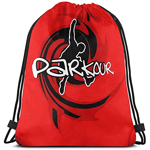 Not Applicable Mochila Con Cordón,Bolsas De Cuerdas Gimnasio,Saco De Gimnasio Deporte,Parkour Cool Athletic Sackpack Para Viajar Escuela Yoga Entrenamiento Playa