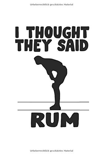 Notizbuch: Rum Fitness Alkohol Bier Party Sport Gin Geschenke 120 Seiten, 6X9 (Ca. A5), Punktraster
