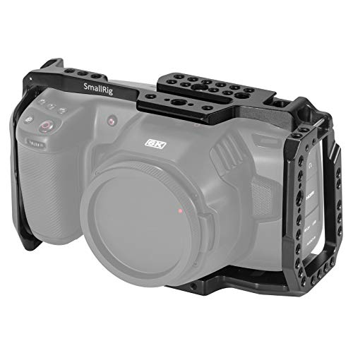 (Nueva Versión) SMALLRIG BMPCC 4K, 6K Cage Jaula Compatible con Blackmagic Pocket Cinema Camera 4K,6K - 2203B