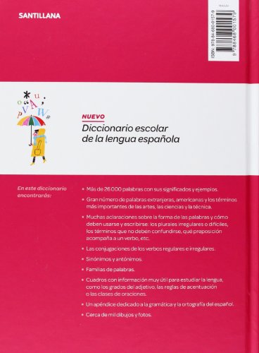 NUEVO DICCIONARIO ESCOLAR DE LA LENGUA ESPAÑOLA ( DE 3 A 6 Primaria) SANTILLANA (Dictionaries) - 9788468001579