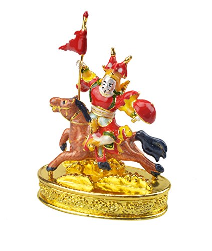 Nuevo Feng Shui cinco guerreros de Rey Gesar W Mxsabrina rojo cadena Breacelet w2302