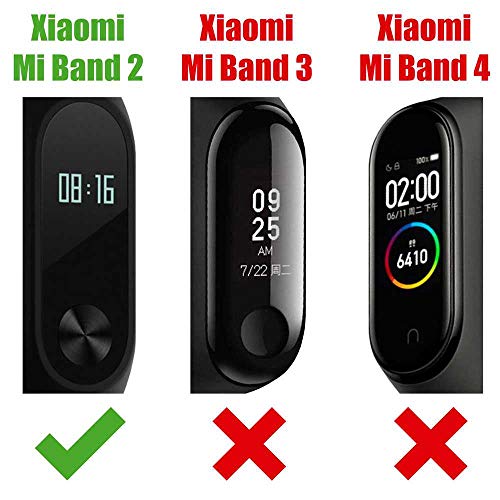OcioDual Recambio Reemplazo de Bracalete Cinta Correa Pulsera para Pulsera Inteligente Xiaomi Mi Band 2 Negro Smartwatch