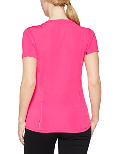 Odlo - Camiseta Interior Funcional para Mujer, Cuello Redondo, Color Rosa