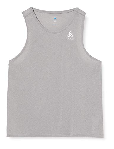 Odlo Millennium Element - Camiseta sin Mangas para Hombre, Unzutreffend, Primavera/Verano, Millenium Elements - Camiseta de Tirantes, Hombre, Color Gris, tamaño Medium