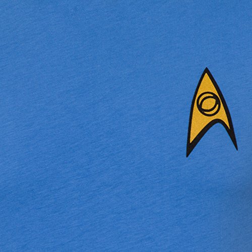 Official Star Trek Science and Medical Uniform Men's T-Shirt (L)