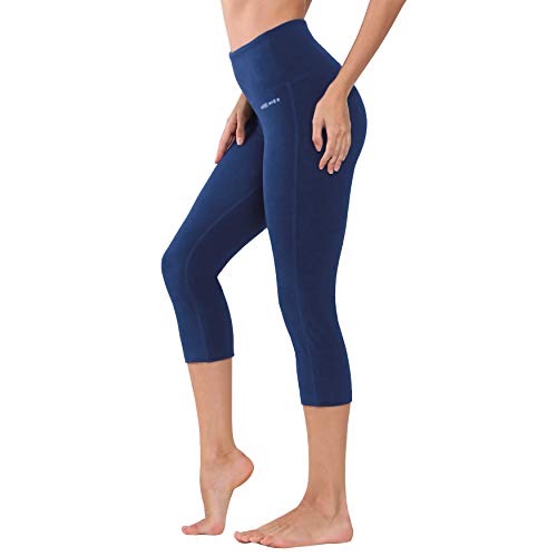 Ogeenier 3/4 Mallas Deportivas Mujer Pantalón Deportivo de Mujer Malla Deportivas Leggings para Yoga Fitness Gimnasio Running Estiramiento Pilates