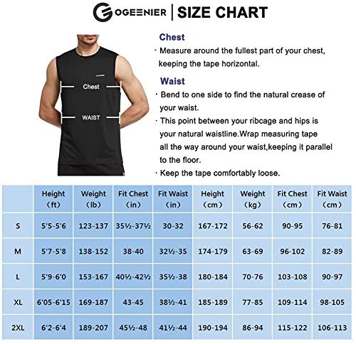 Ogeenier Camiseta Tirantes Hombre Deportiva Camiseta sin Manga Running Deporte Baloncesto Top