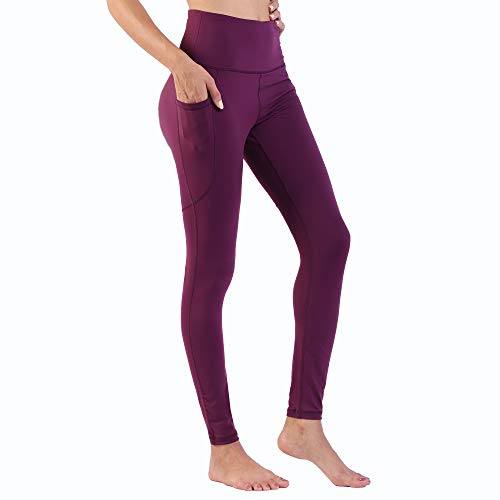 Ogeenier Pantalón Deportivo de Mujer Cintura Alta Malla Deportivas Leggings para Yoga Fitness Gimnasio Running Estiramiento Pilates