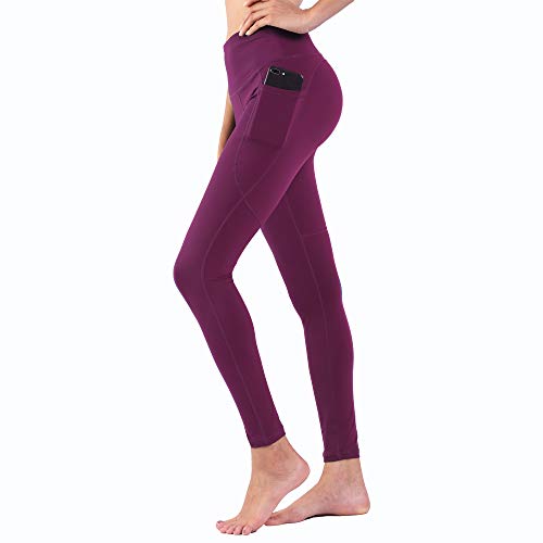 Ogeenier Pantalón Deportivo de Mujer Cintura Alta Malla Deportivas Leggings para Yoga Fitness Gimnasio Running Estiramiento Pilates