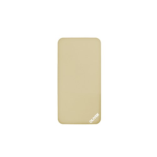 OLIVER – Colchoneta de Gimnasia 120 x 60 x 1 cm – Esterilla de Yoga Pilates Fitness Ejercicios Esterilla de Gimnasia Suelo Alfombrilla Entrenamiento, Beige