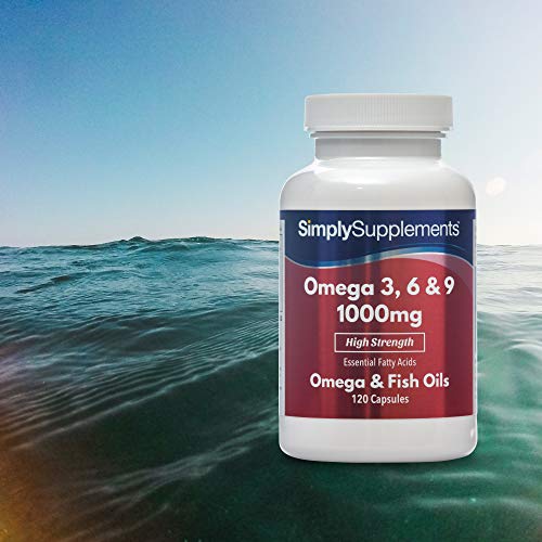 Omega 3-6-9 1000 mg - ¡Bote para 8 meses! - 240 Cápsulas - SimplySupplements