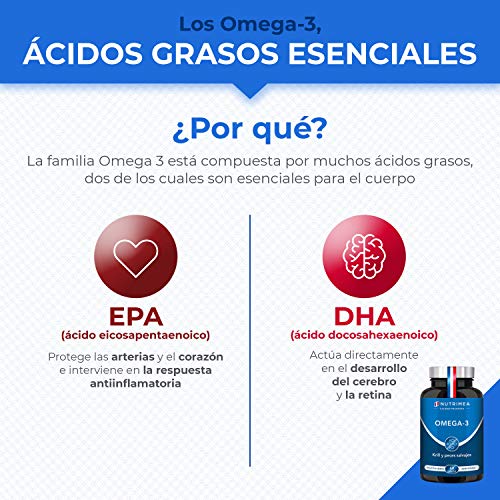 Omega 3 Aceite de Pescado Krill 1000 mg 4 Veces Potente DHA EPA Acidos Grasos Omega3 Capsulas Antioxidante Corazón Reduce Colesterol Azucar en Sangre Fish Oil Complemento Alimenticio Premium