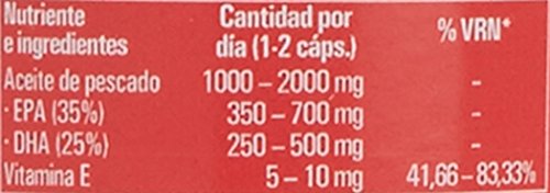 Omega 3, Cápsulas de Omega 3, Aceite de pescado Azul, 90 cápsulas, bueno para el corazón (90)