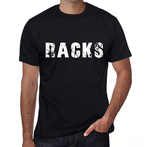 One in the City Racks Hombre Camiseta Negro Regalo De Cumpleaños 00553