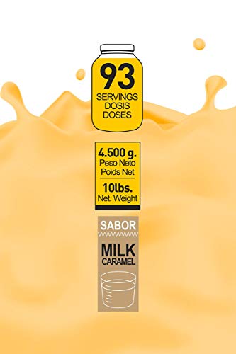 One Whey (4,535 Gr) 10 Lbs Milk Caramel - Matriz de Proteínas con Velocidad de Absorción Intermedia