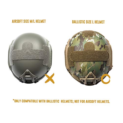 OneTigris - Funda Protectora para Casco táctico, Cubierta para Casco Militar para M/L/XL Ops de Core Fast PJ Casco