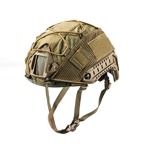 OneTigris - Funda Protectora para Casco táctico, Cubierta para Casco Militar para M/L/XL Ops de Core Fast PJ Casco