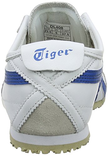 Onitsuka Tiger Mexico 66, Zapatillas Unisex, Blanco (White/Blue 146), 45 EU