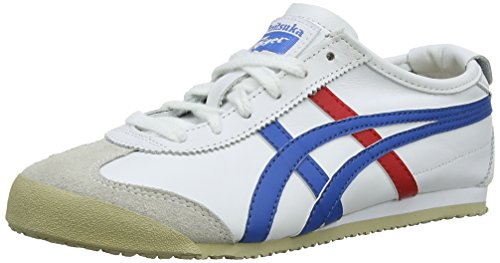 Onitsuka Tiger Mexico 66, Zapatillas Unisex, Blanco (White/Blue 146), 45 EU