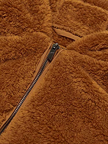 Only Onlanna Contact Sherpa Jacket Otw Chaqueta, Braun (Caramel Café Caramel Café), M para Mujer