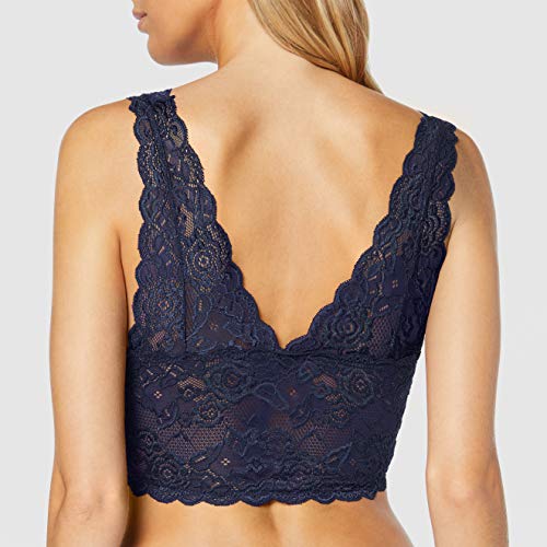 Only Onlchloe Lace Bra Noos Acc Sujetador Estilo Bralette, Azul (Peacoat Peacoat), 75 (Talla del Fabricante: Medium) para Mujer