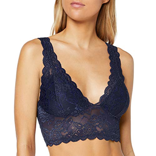 Only Onlchloe Lace Bra Noos Acc Sujetador Estilo Bralette, Azul (Peacoat Peacoat), 75 (Talla del Fabricante: Medium) para Mujer