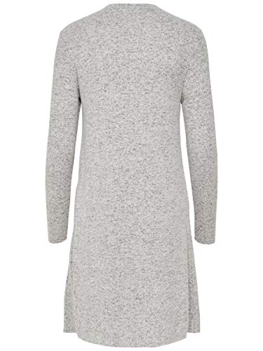 Only Onlkleo L/s Dress Knt Noos Vestido, Gris (Light Grey Melange Light Grey Melange), Medium para Mujer