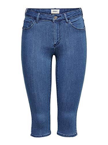 Only Onlrain Reg SK Knickers Pnt Cry5055 Noos Pantalones Cortos, Azul (Medium Blue Denim Medium Blue Denim), 38 (Talla del Fabricante: Small) para Mujer