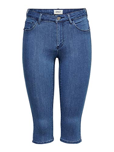 Only Onlrain Reg SK Knickers Pnt Cry5055 Noos Pantalones Cortos, Azul (Medium Blue Denim Medium Blue Denim), 44 (Talla del Fabricante: X-Large) para Mujer