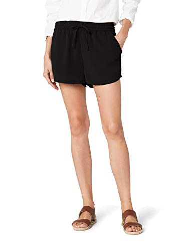 Only Onlturner Shorts Wvn Noos Pantalones Cortos, Negro (Black Black), 42 (Talla del Fabricante: 40) para Mujer