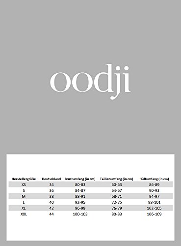 oodji Collection Mujer Blusa Ancha con Escote Gota, Rojo, ES 36 / XS