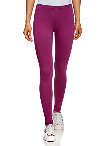 oodji Ultra Mujer Mallas Básicas, Morado, 38