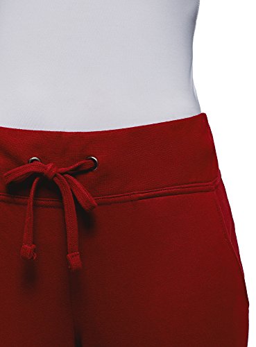 oodji Ultra Mujer Pantalones de Punto Deportivos, Rojo, ES 34 / XXS