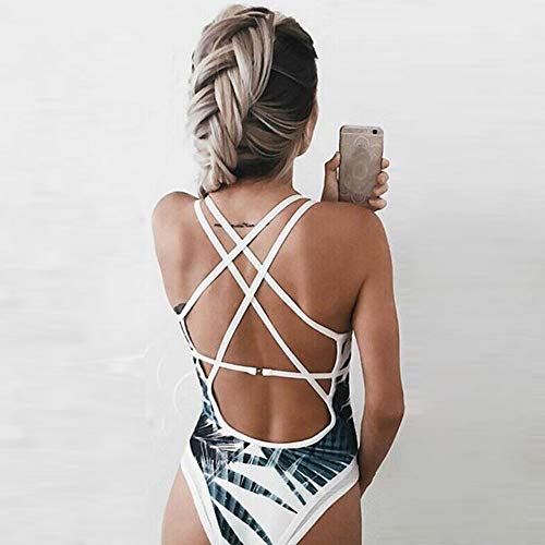 OPAKY Ropa De Baño Bañador de una Pieza Bikini Mujer 2019 Bikini Push Up Mujer Sin Respaldo Playa Bikinis Brasileños Mujer con Relleno Bikinis Mujer Traje De Baño Mujer