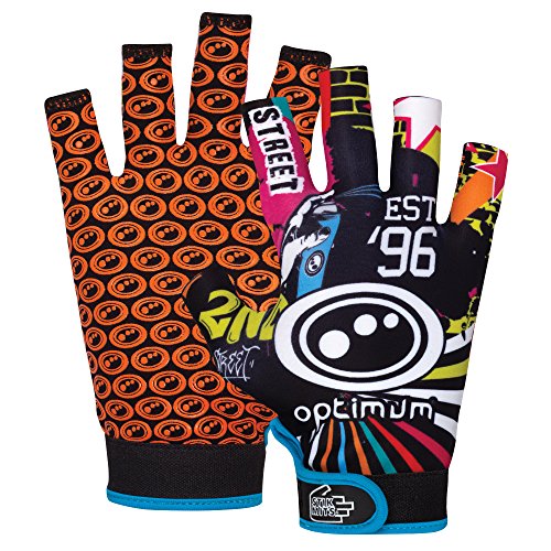 OPTIMUM Boy's Street II - Guantes sin Dedos Multicolor Multicolor Talla:Small